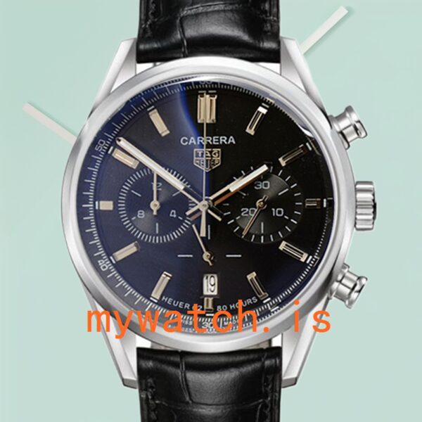 Tag Heuer Carrera CBN2010.BA0642-001 Men 43mm Quartz Leather Strap: A Timeless Piece