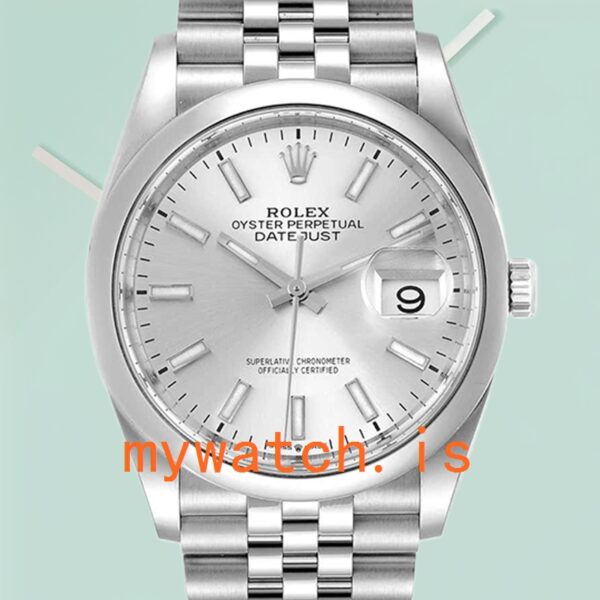 Rolex Datejust Men’s m126200-0001 36mm Silver-tone: A Timeless Classic