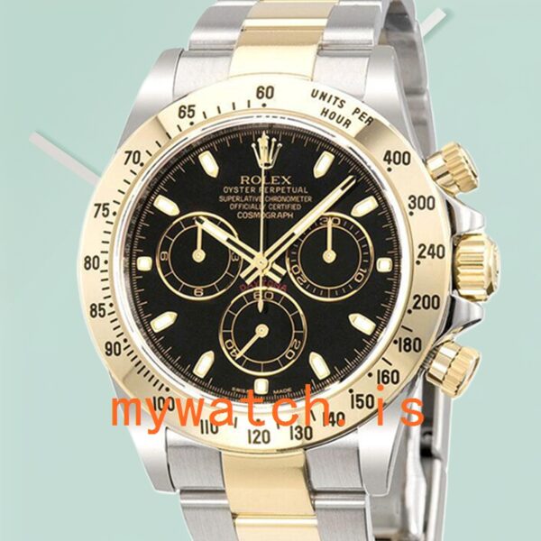 Rolex Daytona Men’s 40mm 116523BKSO Bracelet Stainless Steel: A Timeless Masterpiece