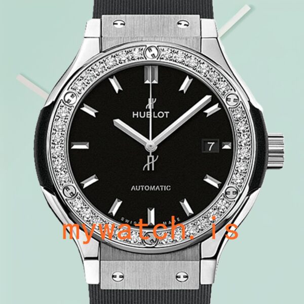 Hublot Classic Fusion 33mm Ladies 582.NX.1170.RX.1204 Diamond Bezel: Genuine vs. Replica