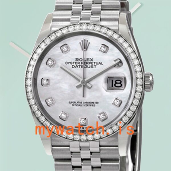 Rolex Datejust Ladies m126284rbr-0011 36mm Automatic Jubilee Bracelet: Genuine vs. Replica