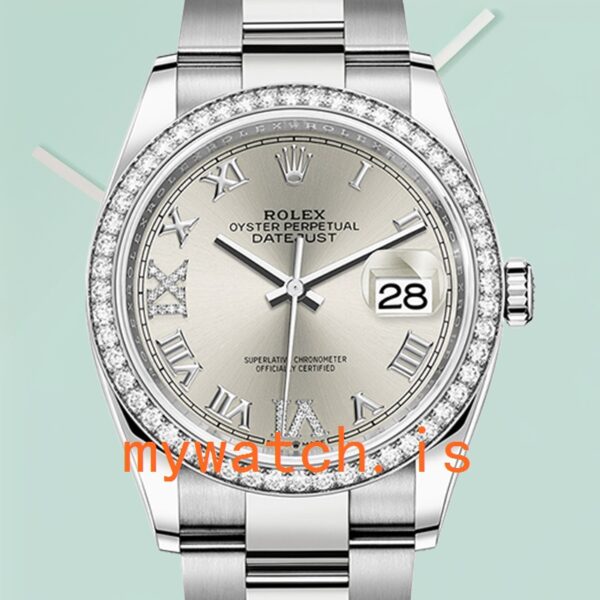 Rolex Datejust Ladies 36mm m126284rbr-0022 Silver Dial: Genuine vs. Replica Analysis