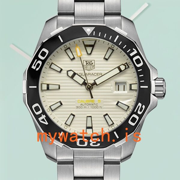 Tag Heuer Aquaracer Men 43mm WAY211A-001 Automatic Silver-tone: A Dive into Luxury