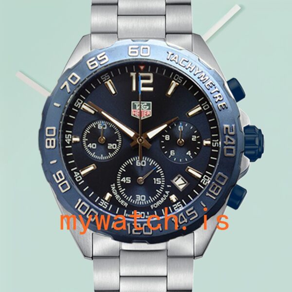 Tag Heuer Formula 1 43mm CAZ1010-001 Men Silver-tone Quartz: Genuine vs. Replica