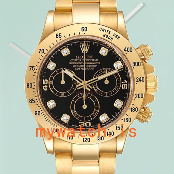 Rolex Daytona 40mm 116528 Mens Black Dial: Original vs. Replica