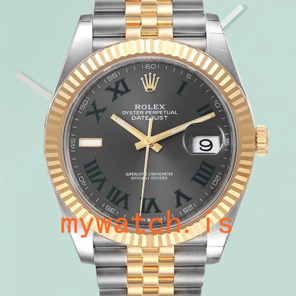 Rolex Datejust m126333-0020 Mens 41mm Wimbledon Dial: Genuine vs. Replica