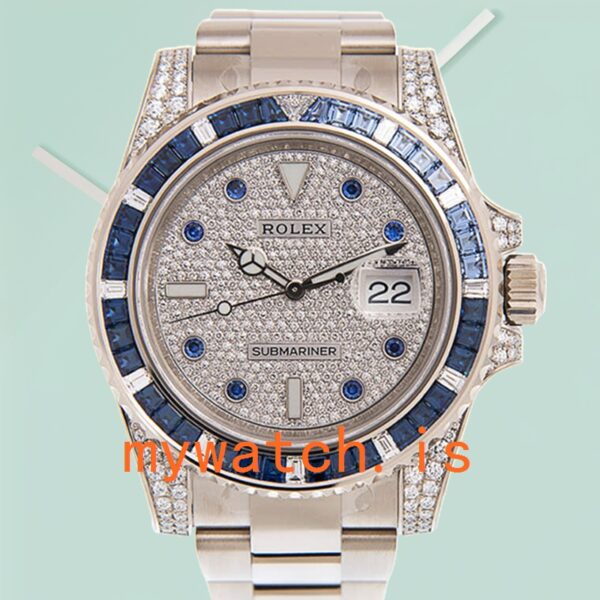 Rolex Submariner Mens 40mm 116659 Automatic Diamond Bezel: Genuine vs. Replica